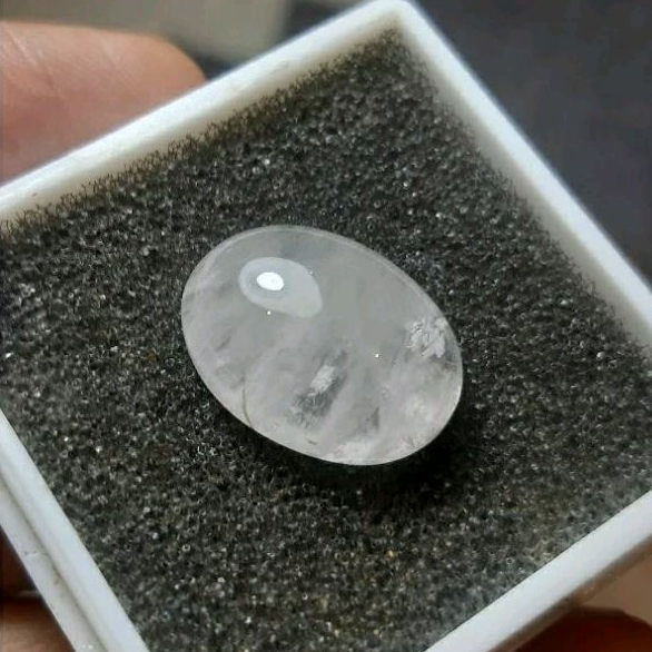 Batu akik kecubung rambut emas natural