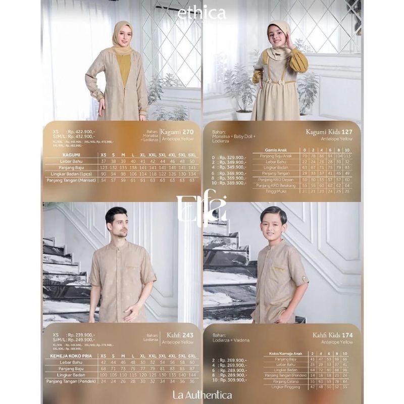 

PROMO GAMIS ETHICA KAGUMI 270 DAN KOKO ETHICA KAHFI 243