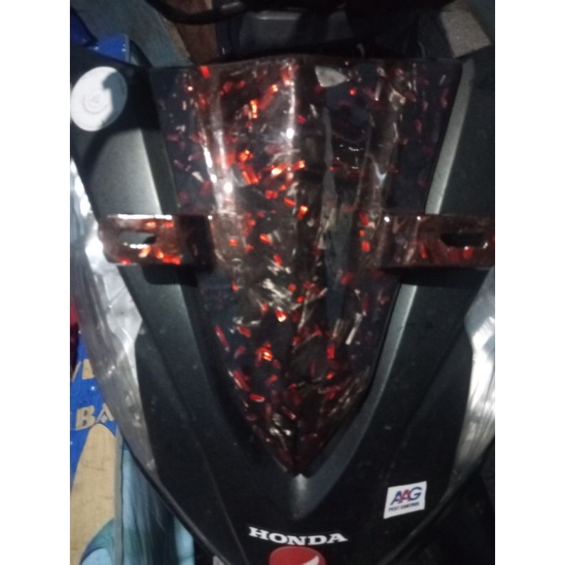 Tameng dasi beat deluxe carbon Forged resin