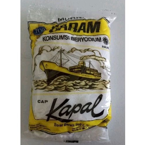 

Garam Beryodium Cap Kapal 250g