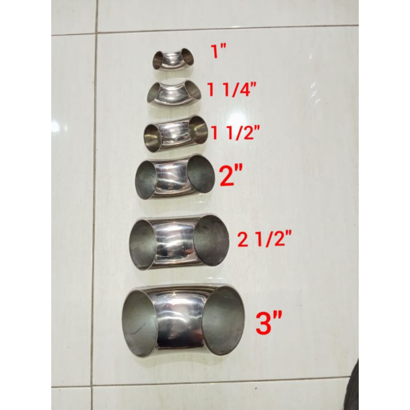 ELBOW STAINLESS STEEL / SAMBUNGAN PIPA STAINLESS