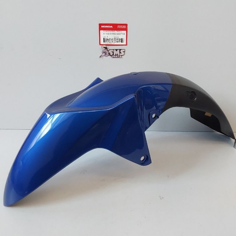 Slebor Spakbor Fender Depan Blade 110 Old Biru Original 61100 KWB 920 PTB