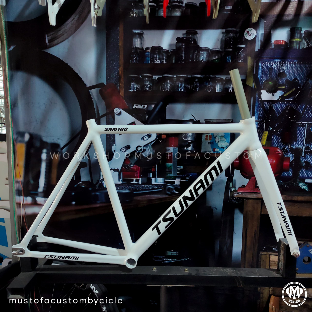 Frame Sepeda Fixie Handmade Model Tsunami