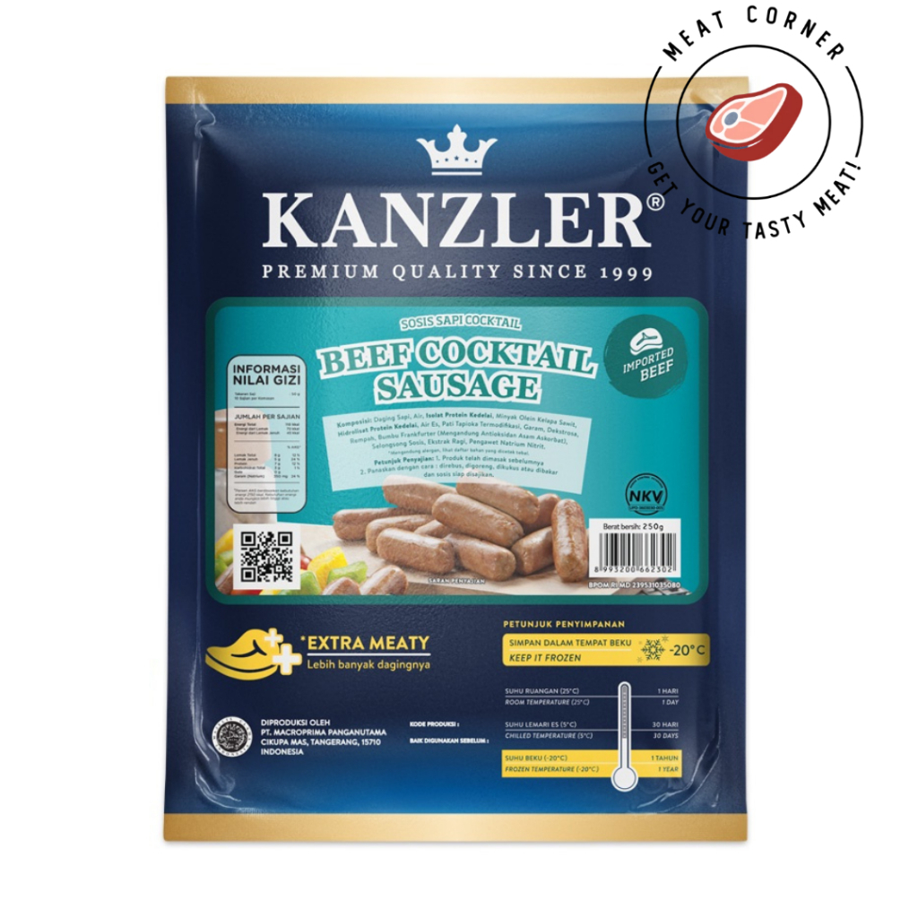 

KANZLER BEEF COCKTAIL SAUSAGE MEAT CORNER KARAWACI