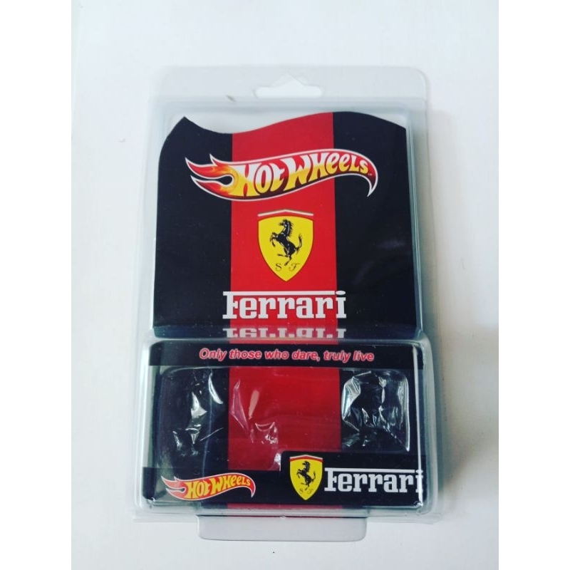 Blister Hotwheels Custom Ferrari Hitam