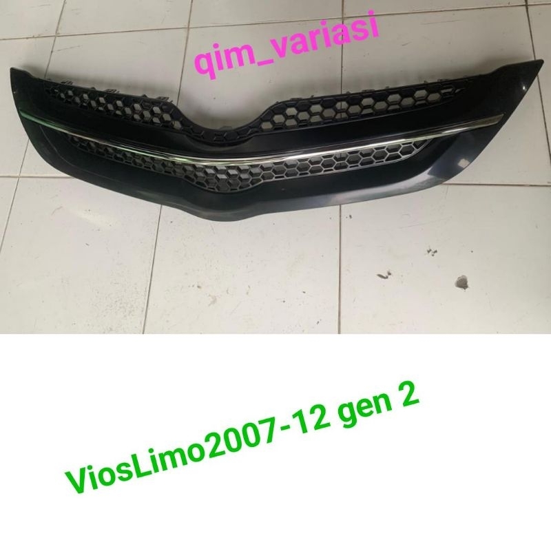 Grill Grille Toyota Vios Limo 2007 2008 2009 2010 2011 Gen2 Gen 2