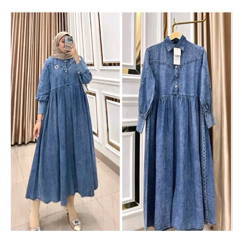 ZARA JEANS DRESS PREMIUM/