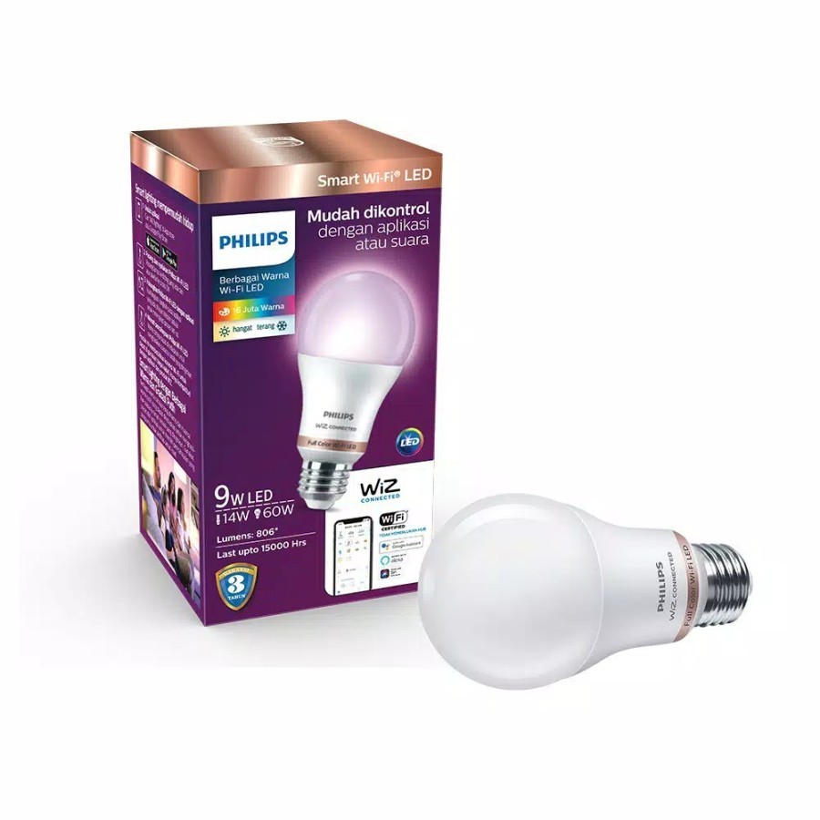 Lampu LED Philips SMART WIFI 9 WATT