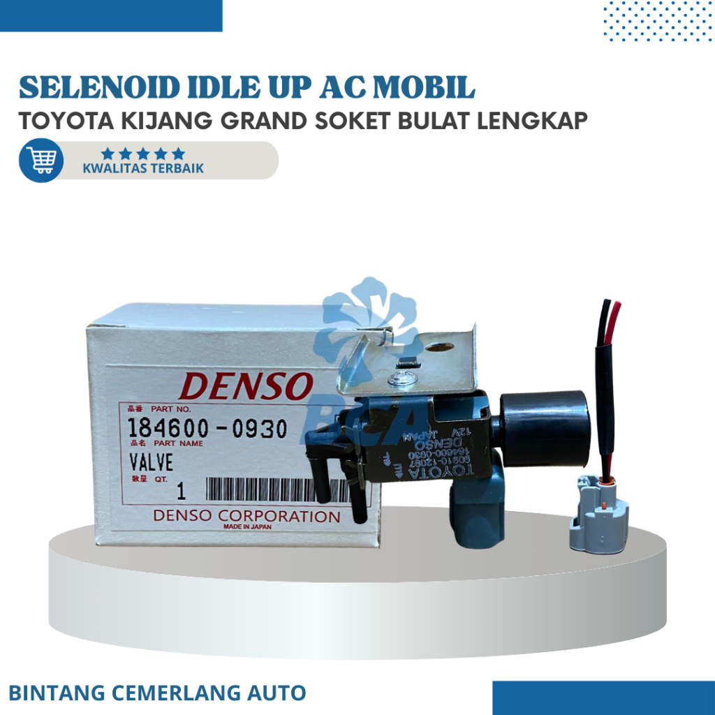 SELENOID IDLE UP AC Mobil Toyota Kijang Grand Soket Bulat Lengkap