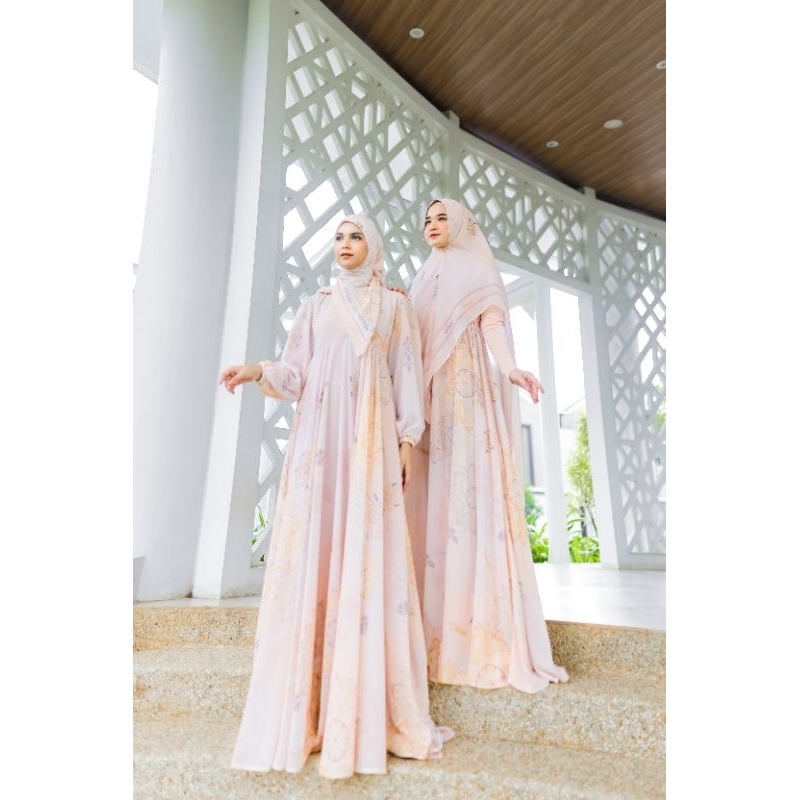 (COD) New Gamis Syari Amora by Eldeena Syari