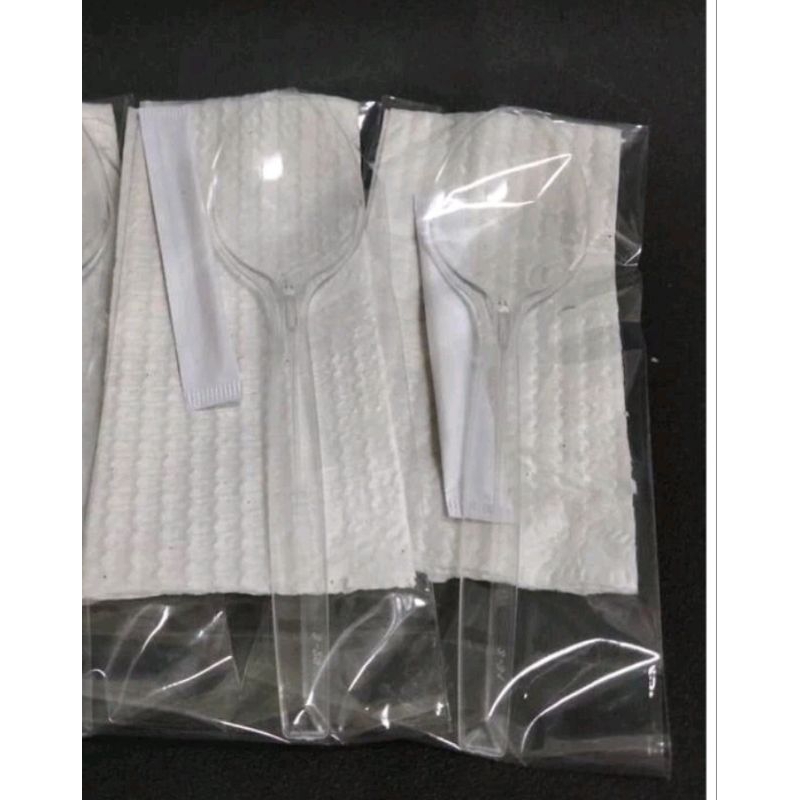 SENDOK SET STERIL sendok, tisu, tusuk gigi steril)