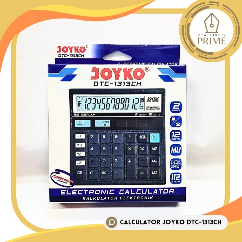 

Calculator / Kalkulator Joyko DTC-1313CH / 12 Digits / Check Correct