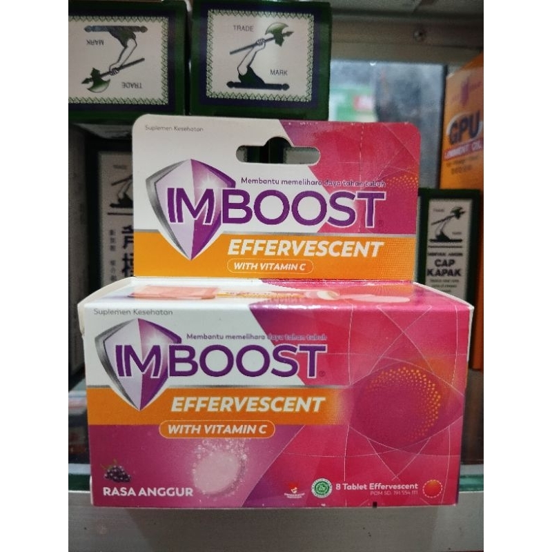 Imboost Effervecent With Vitamin C - Imboost Celup - Vitamin Daya Tahan Tubuh