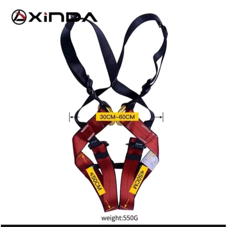 Tali Climbing Safety Xinda Halfbody Harness 9510 / Harness XINDA XD-A9501 / Harness Xinda XD A9518 /