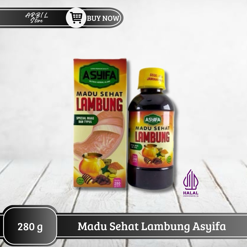 

Madu Sehat Lambung Asyifa 280 gram Bantu Atasi Magh dan Typus