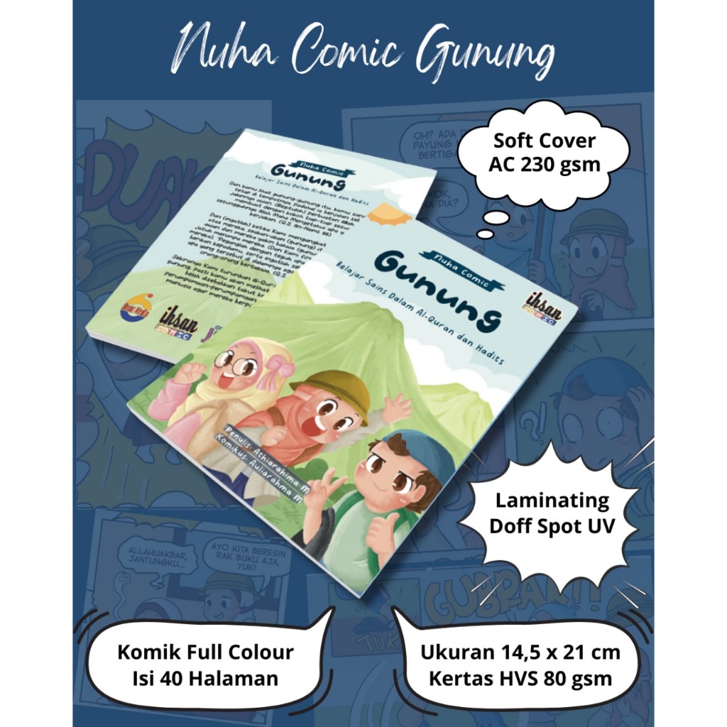 Nuha Comic Gunung [Pustaka Hulwah x Ihsan Comic]