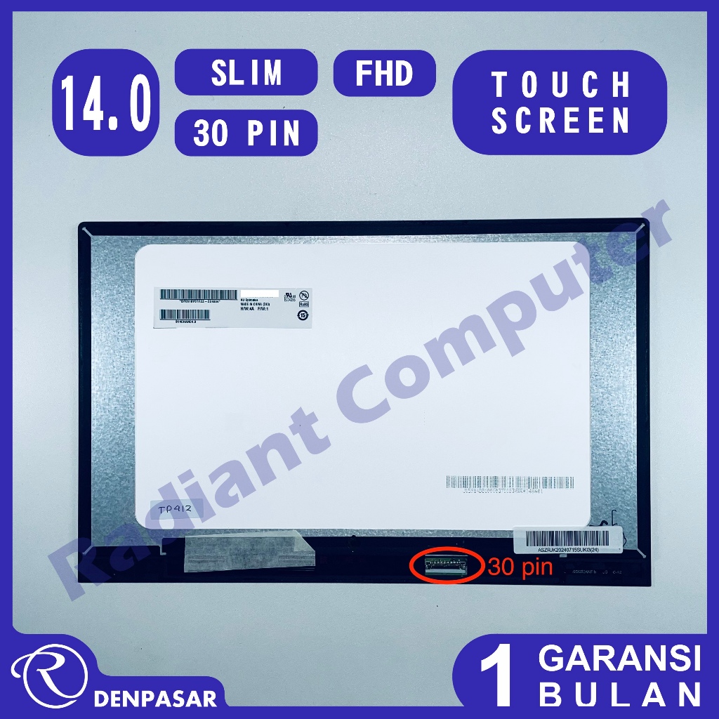 LCD LED Touchscreen Asus Vivobook Flip TP412 TP412F TP412FA TP412UA TP412U FHD