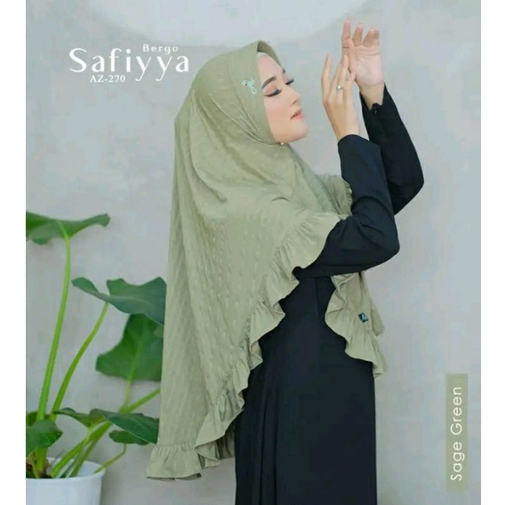 Azamka Kerudung Jilbab Bergo Dewasa Safiyya