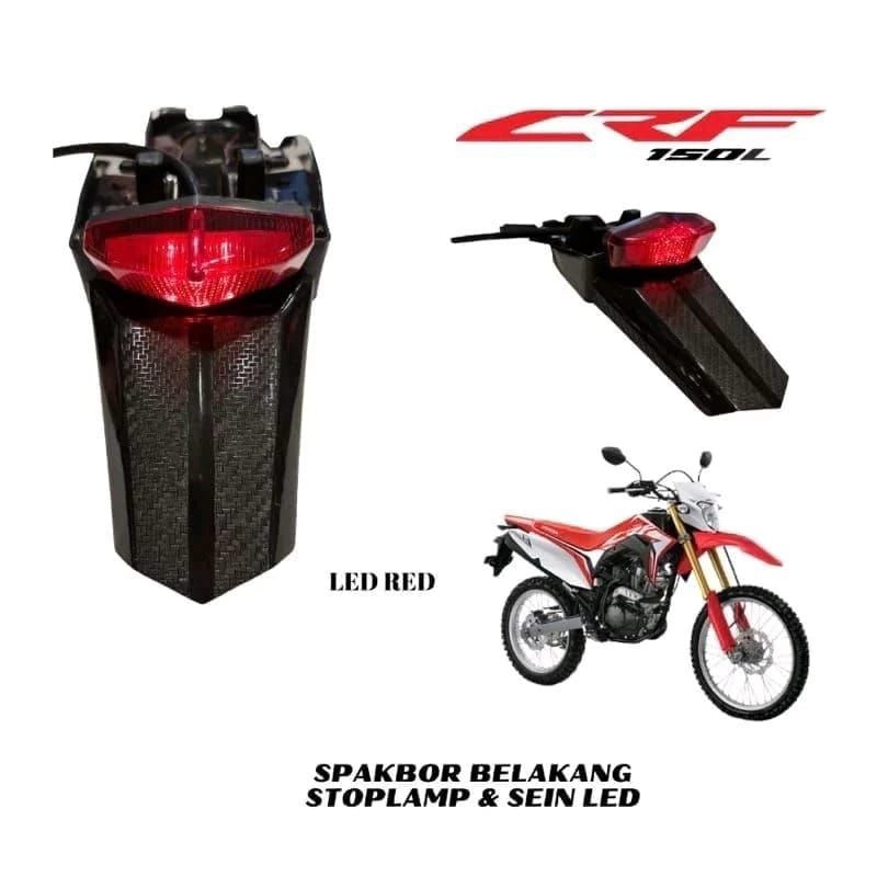 Spakbor crf 150 / undertail motor honda crf 150L  / stoplamp belakang crf 150 led non plat