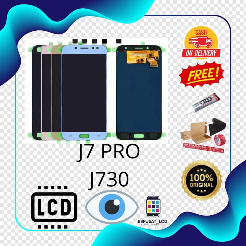 LCD FULLSET SAMSUNG J7 PRO 2017 / J730 ORIGINAL