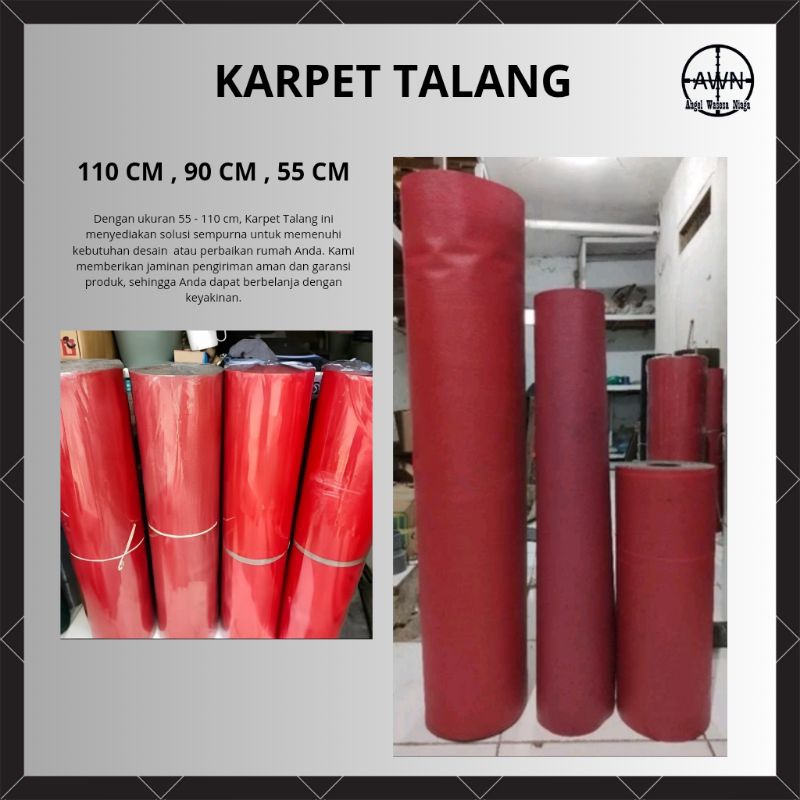 Karpet Talang Bahan Tebal Kuat Harga Grosir 50 meter | Karpet Talang Air  | Karpet Talang Anti Bocor