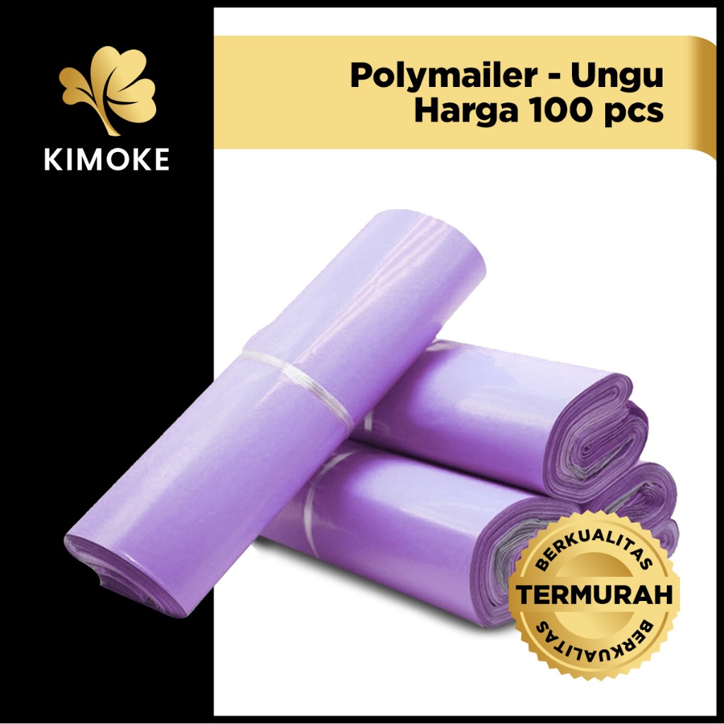 

KIMOKE Plastik Packing Polymailer - 100pcs - Ungu