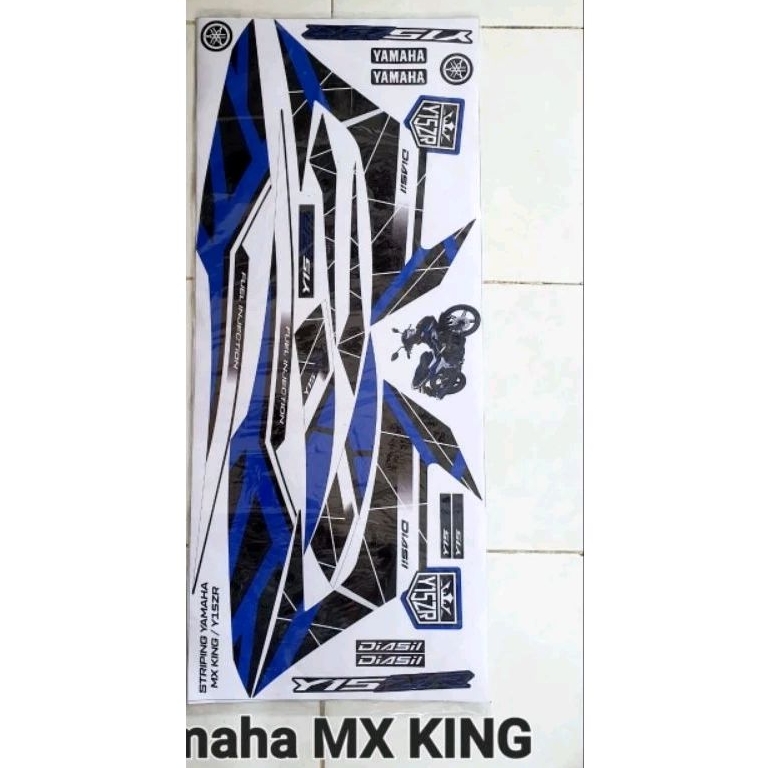 STRIPING VARIASI LIST STIKER MOTOR MX KING 150 Y15ZR SERIES GRAFIS STIKER MX KING 150 Y15ZR