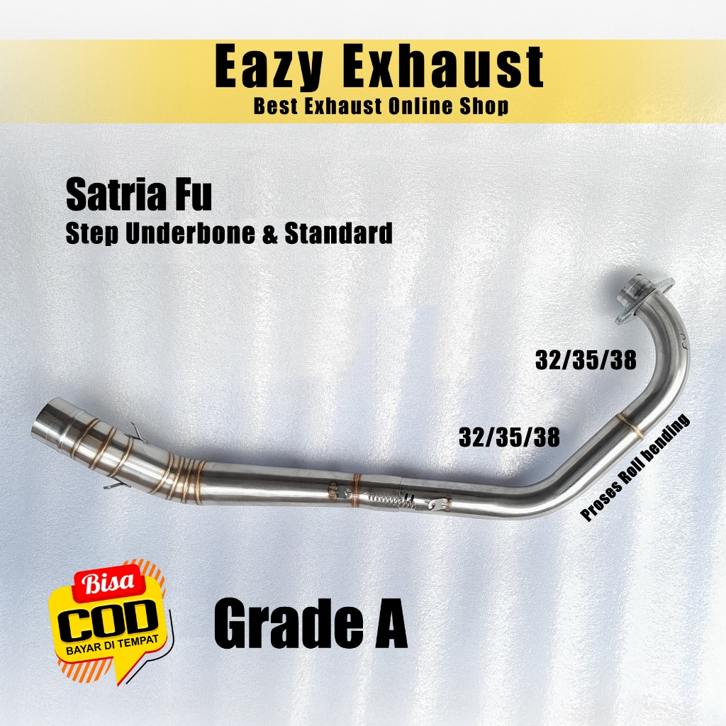 Leheran kompetisi Drag Race, Satria Fu, Standar porting 200cc Ex samping