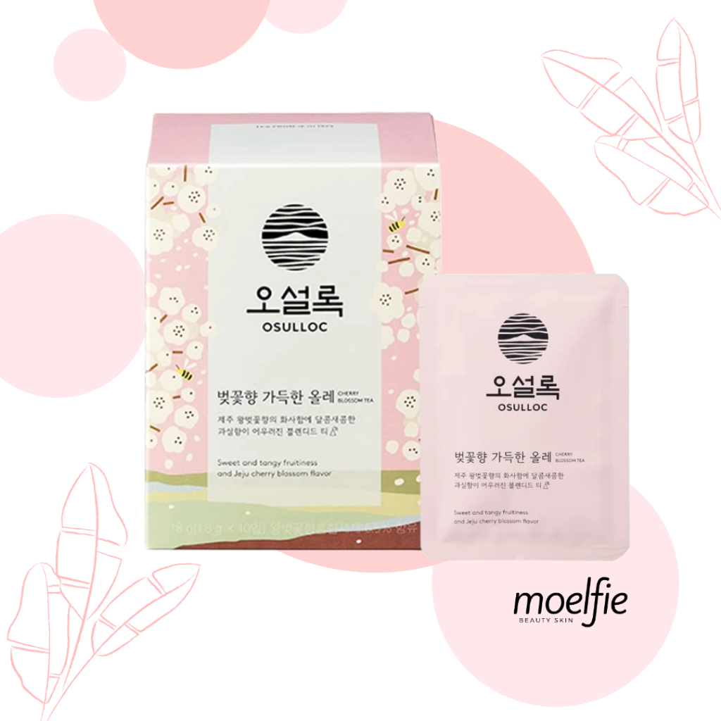 

[READY STOCK] OSULLOC CHERRY BLOOSOM BLENDED TEA WITH CHERRY BLOSSOM FLAVOR 1.8 G