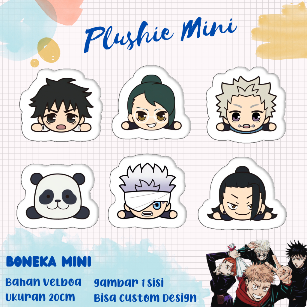 boneka plushie mini anime jujutsu kaisen