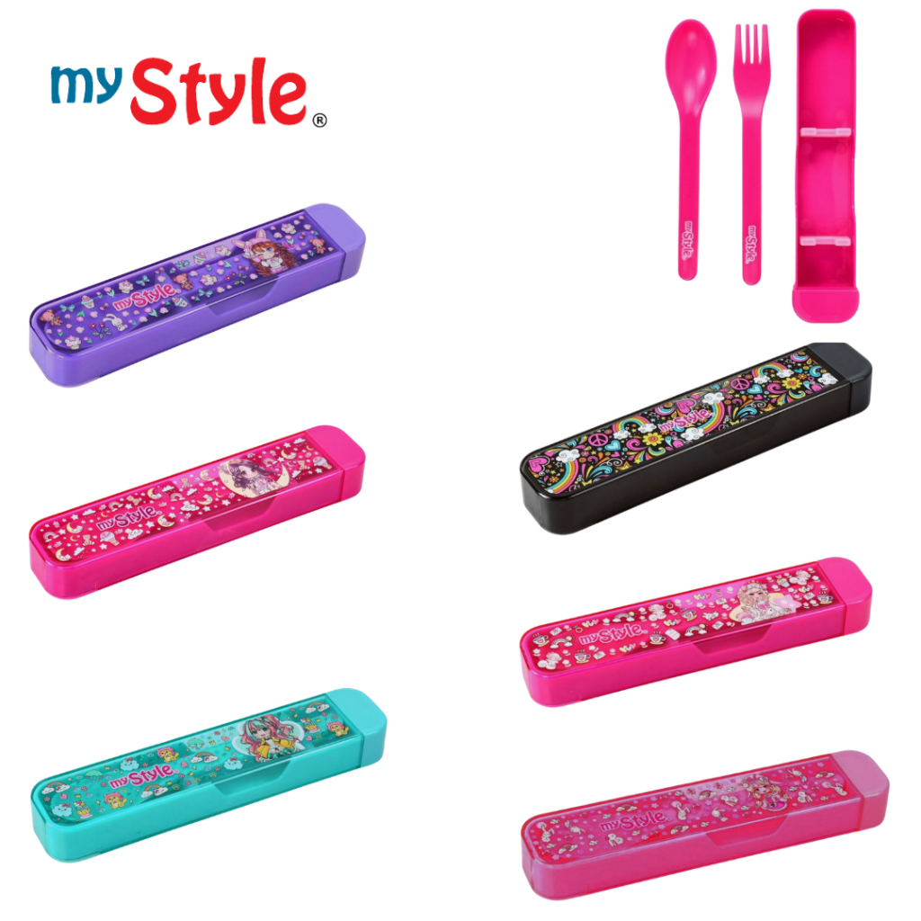 My Style 1502 Cuttlery Set for Girls - Sendok & Garpu Anak Perempuan
