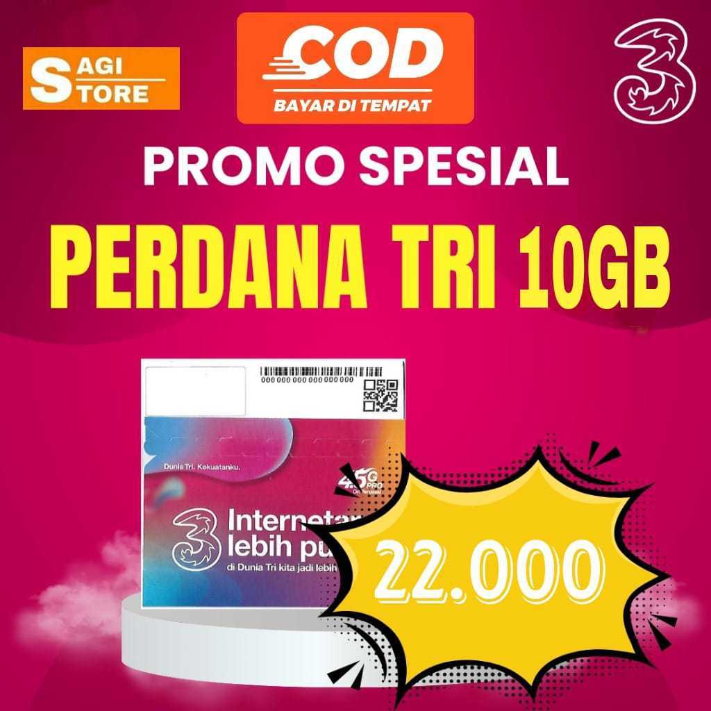 KARTU PERDANA THREE/TRI SAKTI 24 JAM FULL NONSTOP 30 HARI SUDAH AKTIF