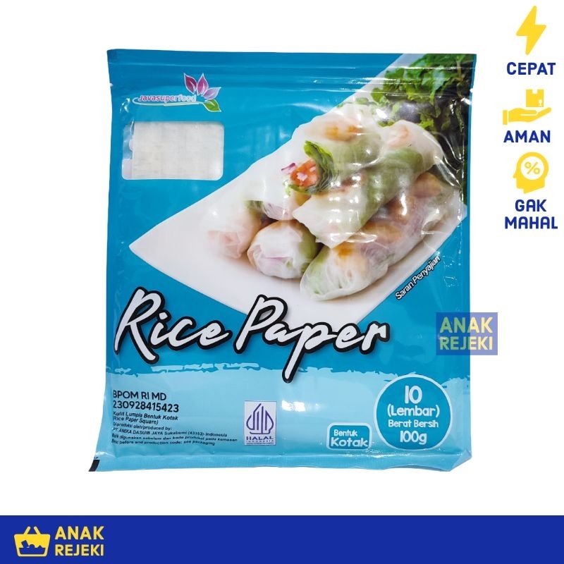 

Rice Paper Roll / Kulit Lumpia Vietnam Kotak 10 Lembar -JSF Banh Trang