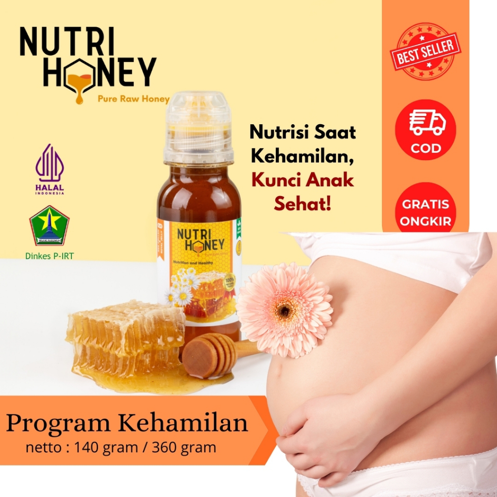 

Nutrihoney - Madu Murni Raw Honey - Madu Promil Madu Penyubur Kandungan