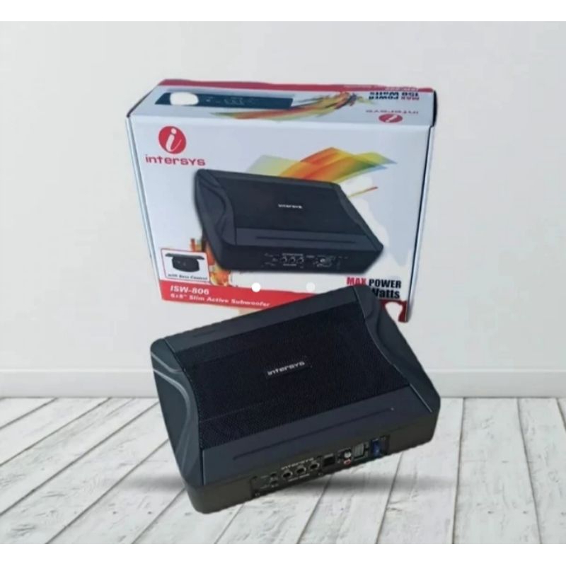 subwoofer kolong aktif intersys ISW-806 new