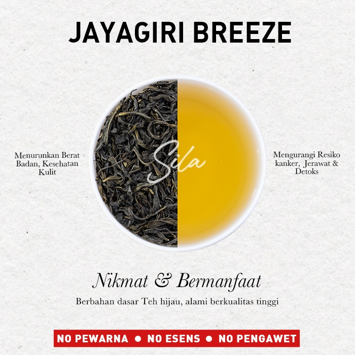 

Sila - Jayagiri Breeze - Pure Specialty - The Finest Series - Cafe Pack - Teh Premium - Green Tea