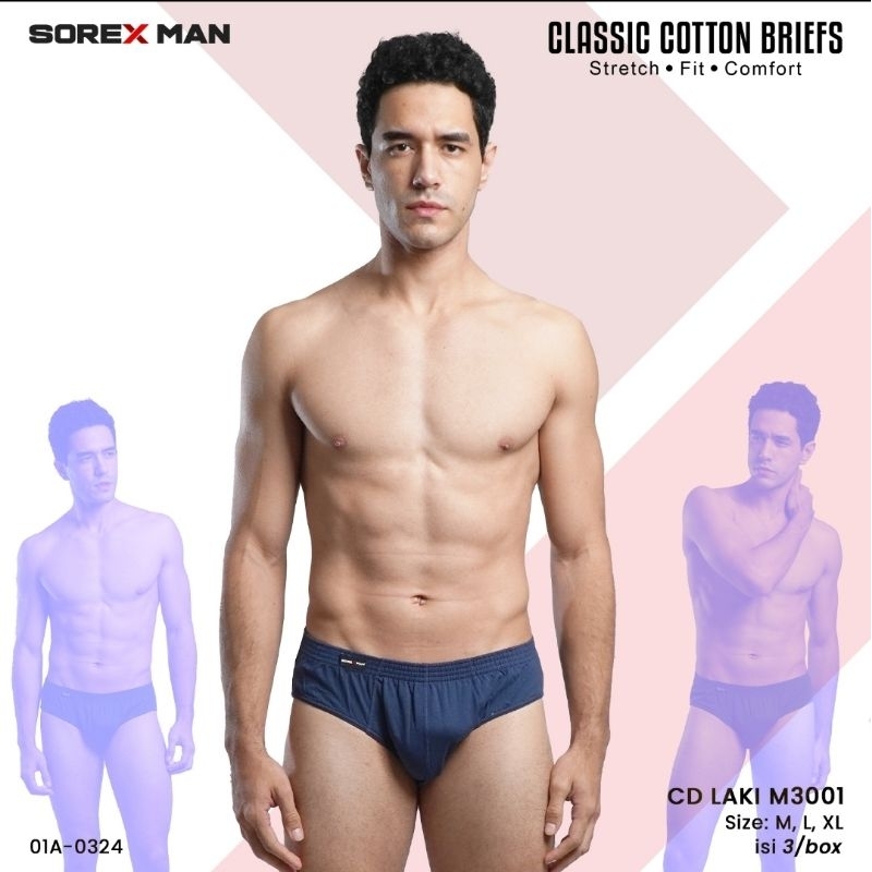 Sorex M3001 Cd Celana Dalam Pria Segitiga