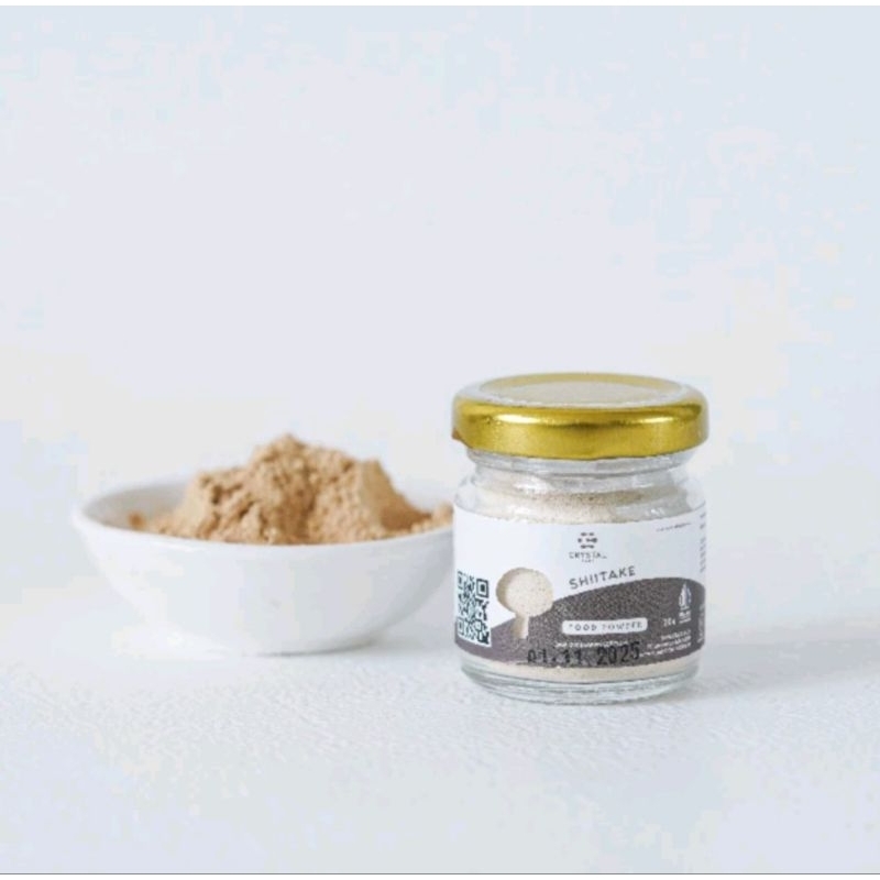 

Crystal Of The Sea Shiitake Mushroom Food Powder 20 gr - Bubuk Kaldu Jamur Shiitake