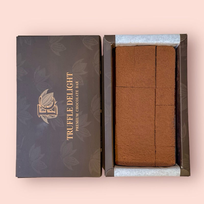 

TRUFFLE DELIGHT | PREMIUM CHOCOLATE NAMA BAR BY @EATCOOKIESID