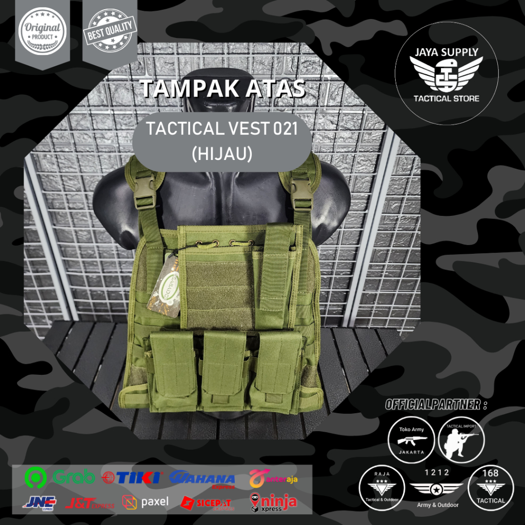 Rompi Army Tactical Vest FSBE 021 - Hijau