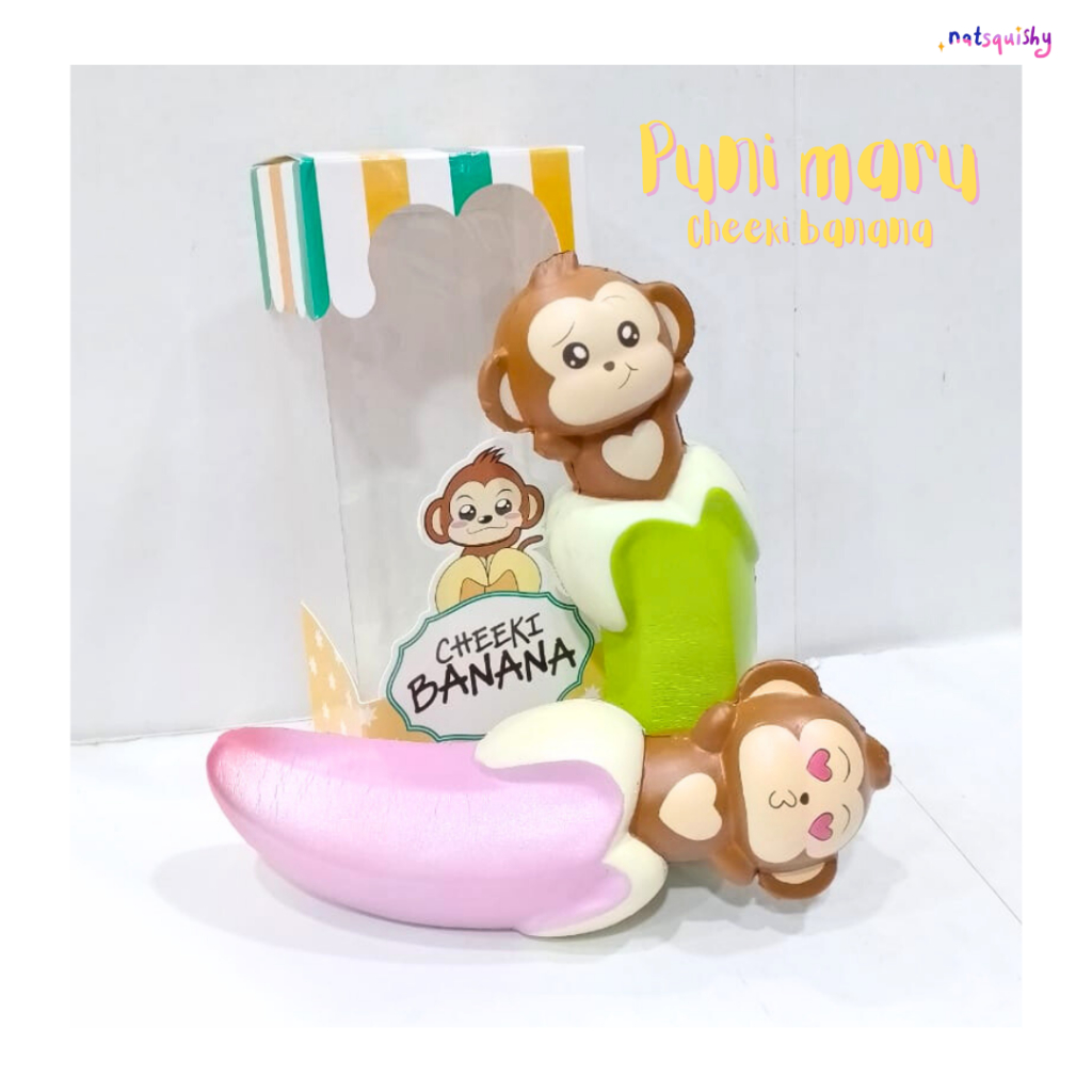 Natsquishy - Squishy puni maru pop up cheeki banana