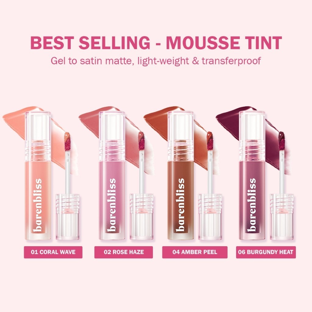 BARENBLISS Apple Makes Adorable Mousse Tint BNB Barenbliss Mousse Tint