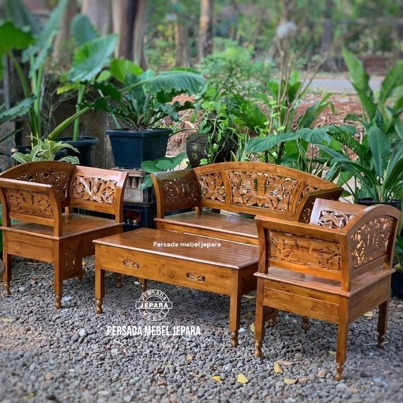Kursi tamu jati kartini / Kursi kartini / Kursi jati / Kursi minimalis / Kursi tamu