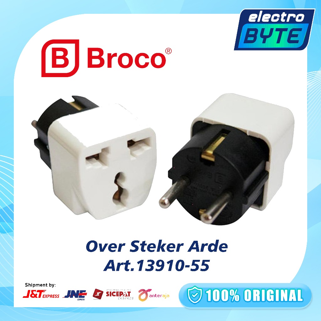 OVER STEKER UNIVERSAL 13910 BROCO / OVERSTEKER COLOKAN KAKI 3 KE 2 ORI / BROCO OVER STEKER UNIVERSAL