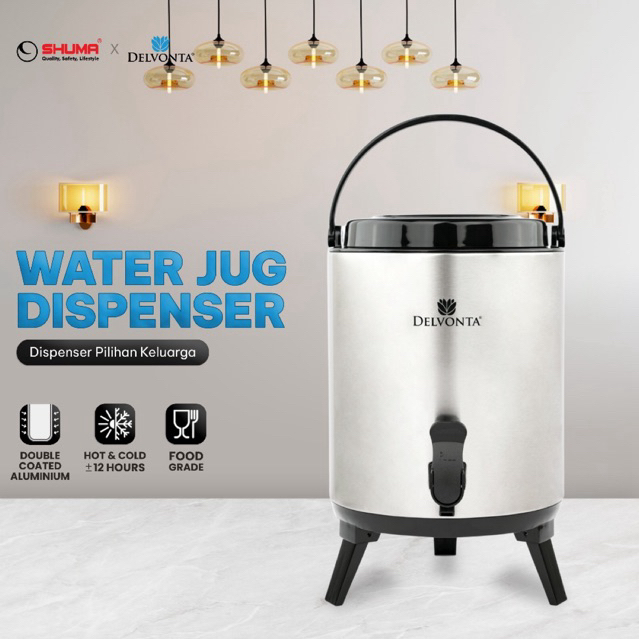 NEW DELVONTA WATER JUG 5.8L