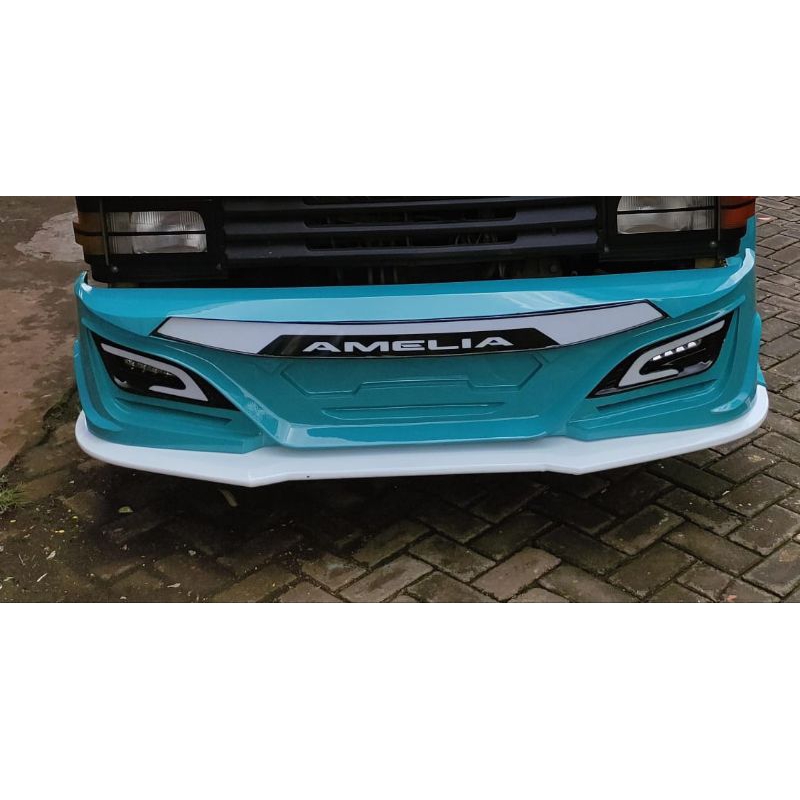 bemper variasi truk, model patriot m18 lampu kw dibaca ya kakak