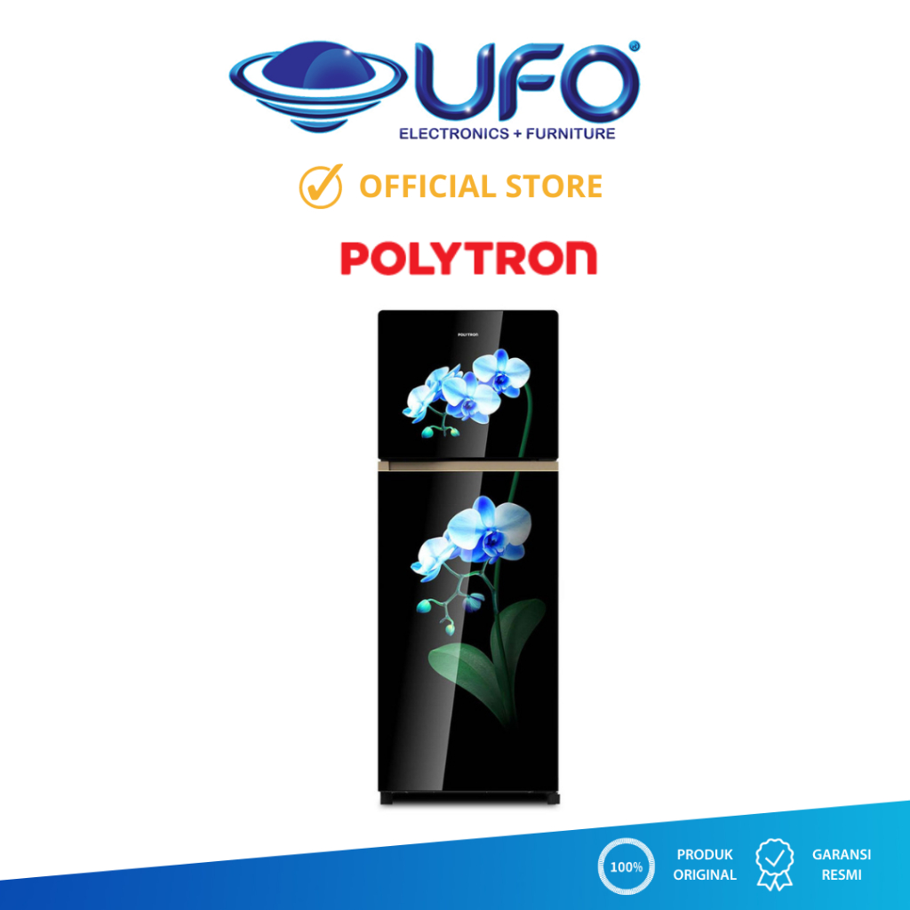 POLYTRON PRW25MOB KULKAS 2 PINTU 240L
