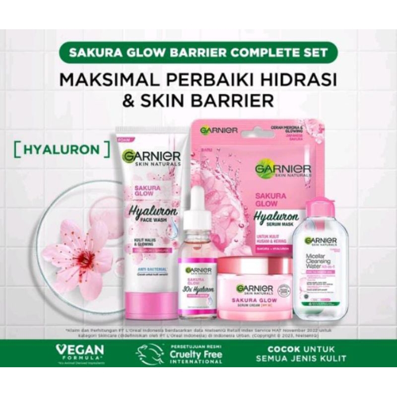 GARNIER SAKURA WHITE 1 PAKET