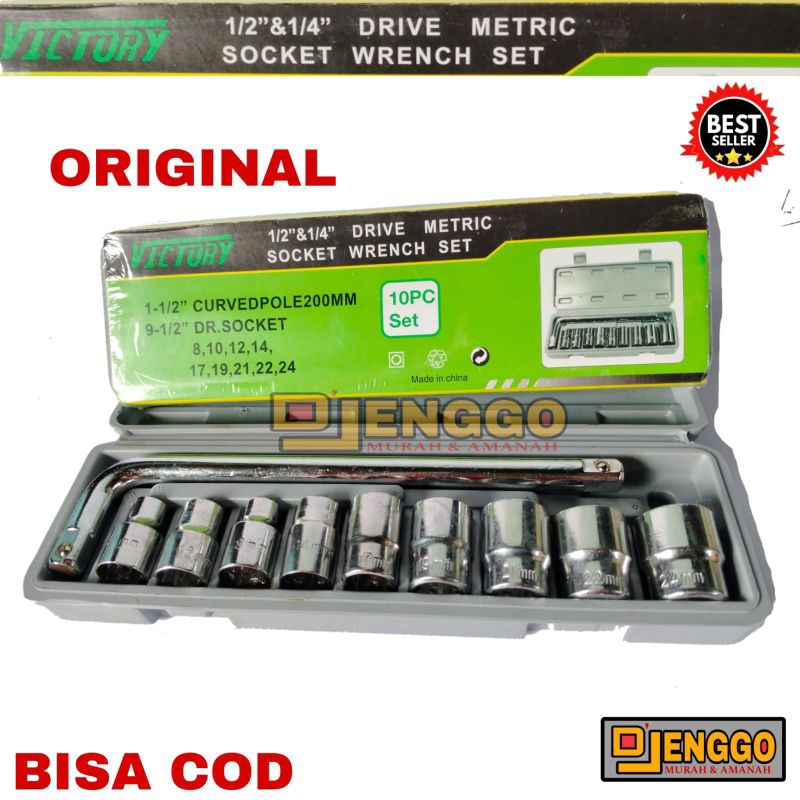 Kunci Shocks Konci shock 10 pcs Konci Victory 8-24mm