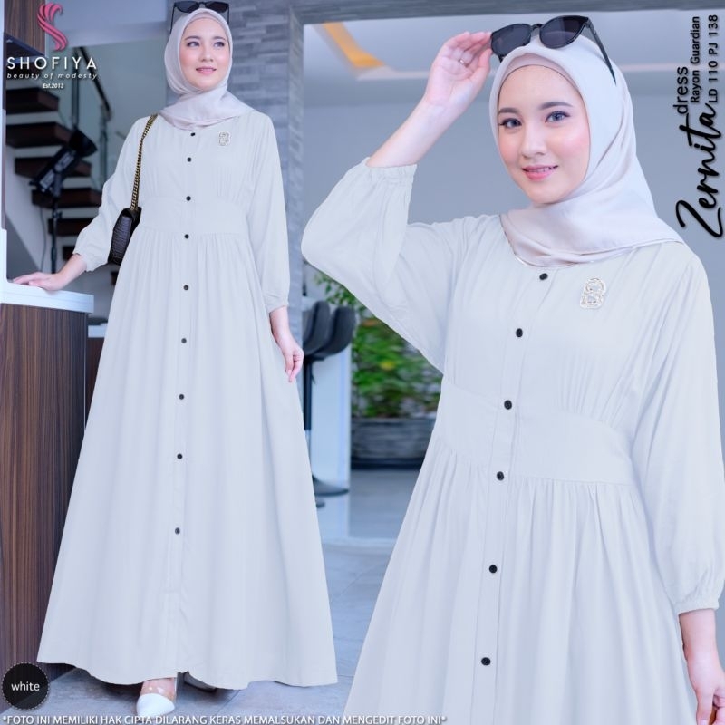[ORI BY SHOFIYA SOLO] Baju gamis ori shofiya terbaru zernitaa dres